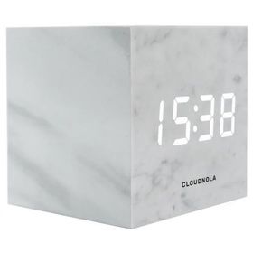 Cloudnola marble look block clock